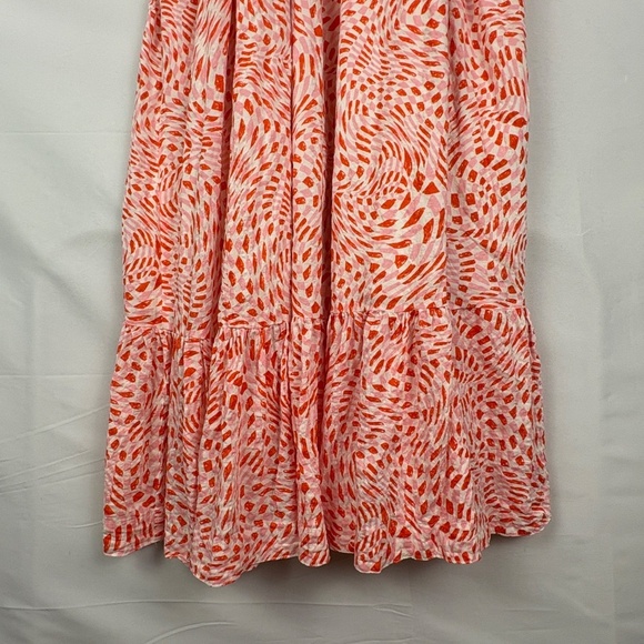 Fate Women Tiered Sleeveless Maxi Dress Sz M Babydoll Oversized Beachy Cut-out - Picture 3 of 16